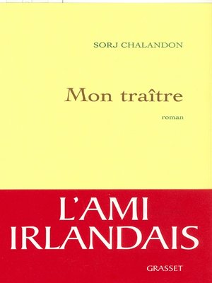 cover image of Mon traître
